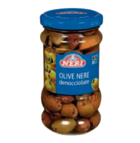 OLIVE LECCINO DENOCCIOLATE 314 GR V/V NERI
