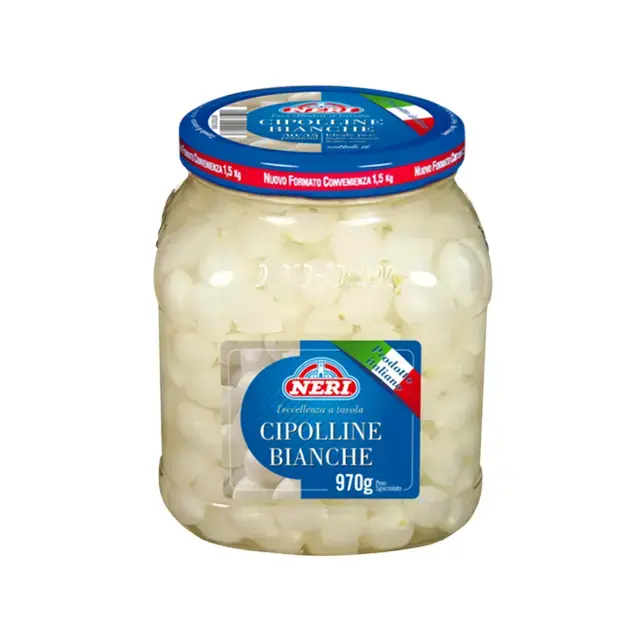 CIPOLLINE BIANCHE 1500 GR V/V NERI