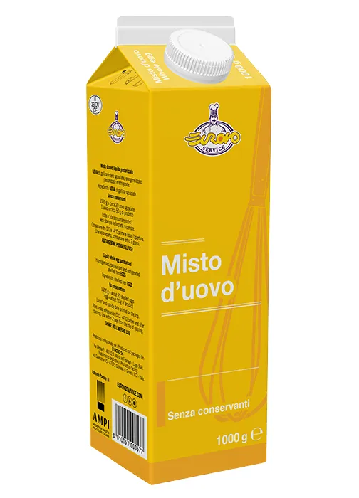 usare ovofood MISTO UOVO STAND 1 KG PASTORIZZATO EUROVO