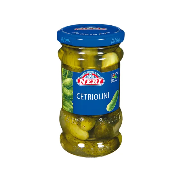 CETRIOLI 314 GR V/V NERI