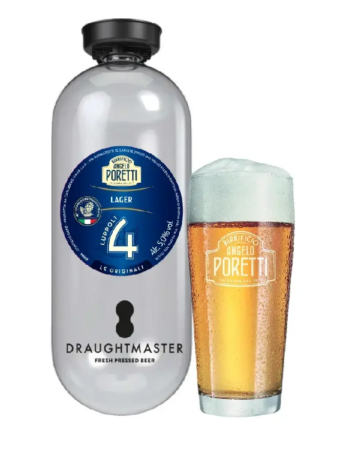 FUSTO BIRRA BAP 4 LUPPOLI LAGER 5% DM LT. 10