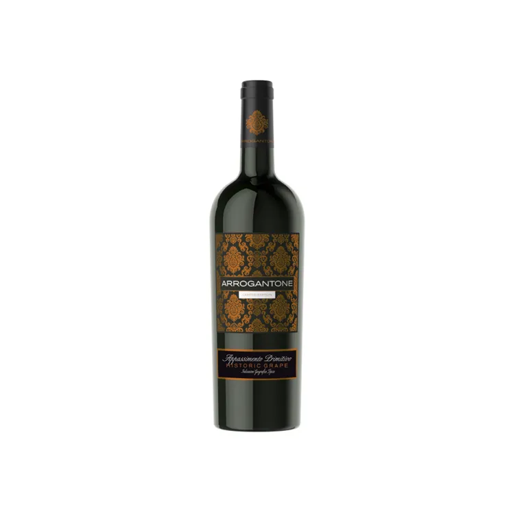 VINO ROSSO IGT PUGLIA PRIMITIVO 15.5% ARROGANTONE  CL. 75