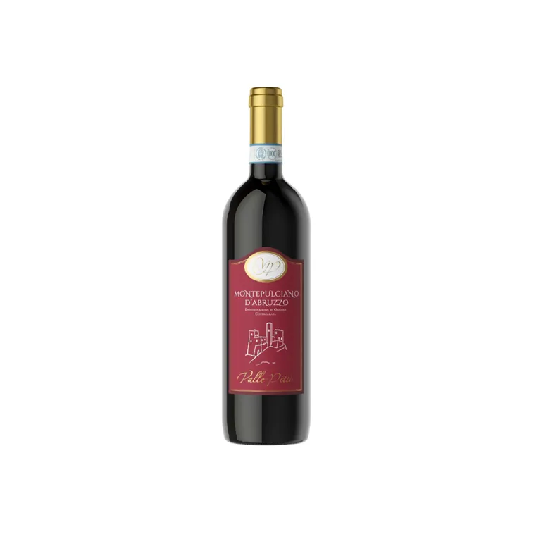 VINO ROSSO MONTEPULCIANO D'ABRUZZO DOC VALLE PITTI CL. 75