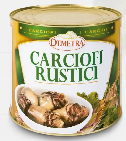CARCIOFI RUSTICI IN OLIO DEMETRA KG 2.4