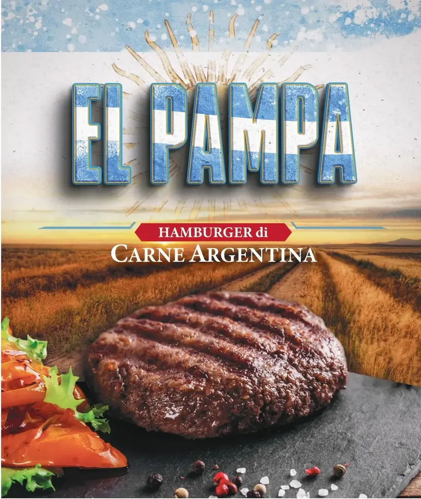 HAMBURGER DI ANGUS EL PAMPA 200 GR X 12 PZ A CT