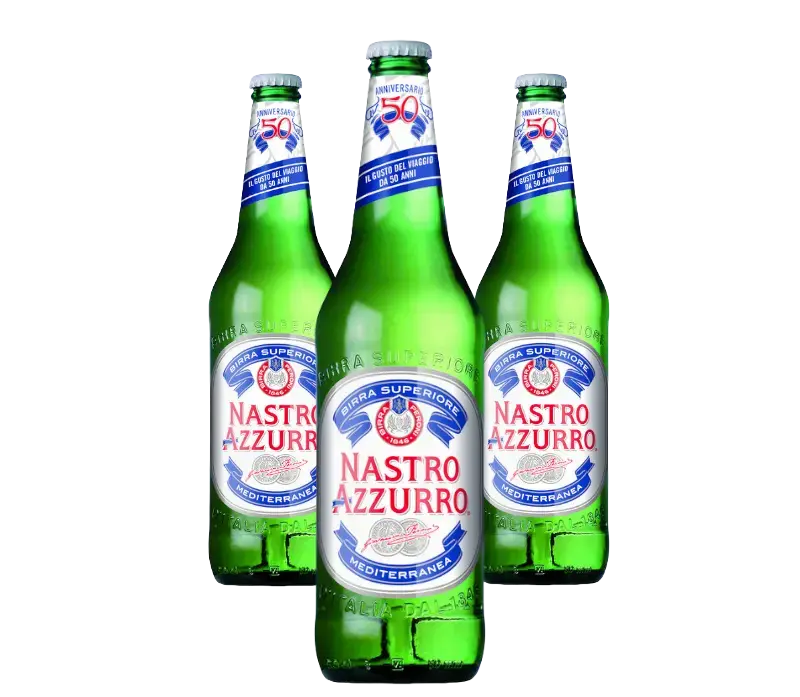 BIRRA NASTRO AZZURRO 0.33 X 24 PZ. BOTT.