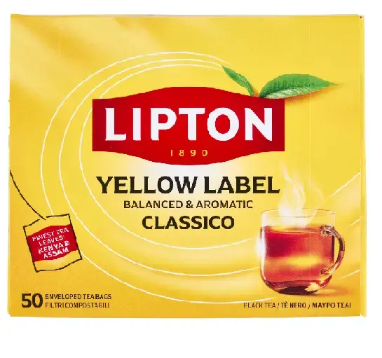 THE LIPTON YELLOW X 50 FILTRI