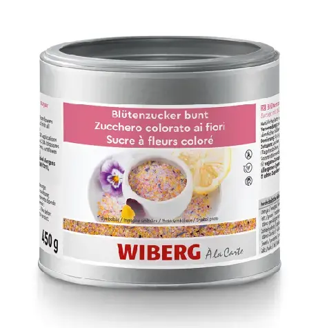 ZUCCHERO COLORATO AI FIORI WIBERG 470 ML