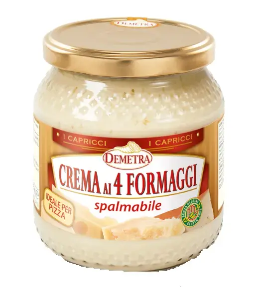 CREMA AI 4 FORMAGGI  DEMETRA SPALMABILE GR. 580