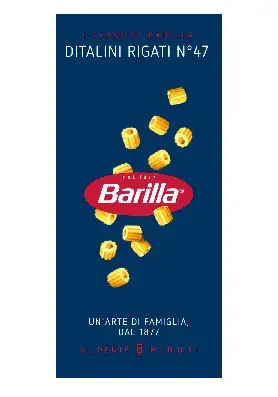 PASTINA BARILLA DITALINI RIGATI GR 500