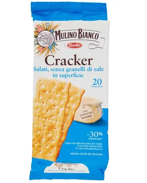 CRACKERS MULINO BIANCO MENO SALE GR 500