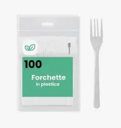 ? FORCHETTE PLASTICA X 100