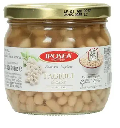 FAGIOLI TONDINI VETRO IPOSEA 370