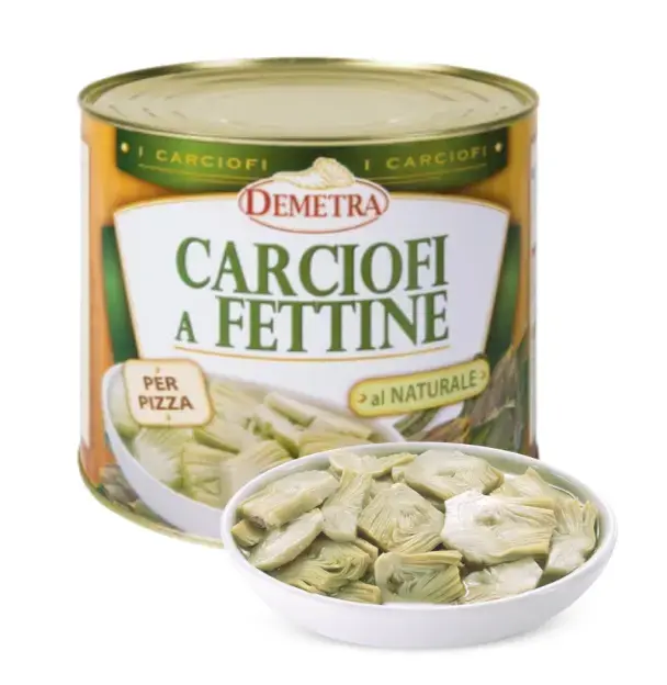 CARCIOFI FETTE NATURALI DEMETRA  LATTA KG 3