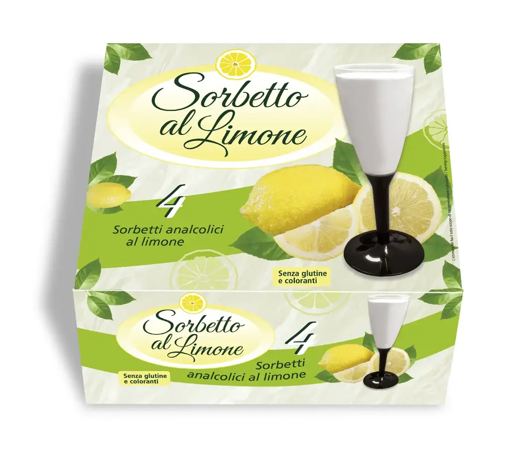 4 FLUTE LIMONE GIUNTOLI CT X 6 PZ.