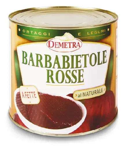 BARBABIETOLE ROSSE AL NATURALE DEMETRA LATTA KG. 3