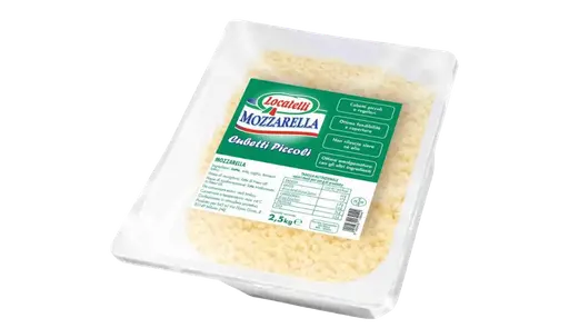 [6502] MOZZARELLA LOCATELLI 2,5 KG CUBETTATA AL KG