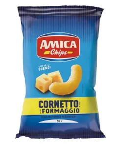 [AMCHIPS049] CORNETTO AL FORMAGGIO GR 50 X 24 PZ AMICA CHIPS