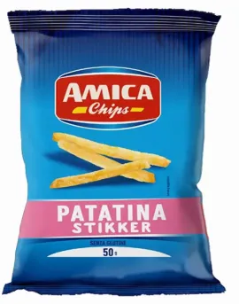 [AMCHIPS050] PATATINA STIKKER GR 50 X 32 PZ AMICA CHIPS