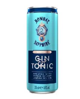 [BARB1514] GIN TONIC BOMBAY/SAPPH. LATTINA CL 25 CT X12