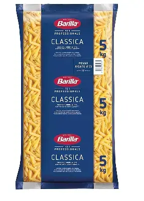 [BARI001] PASTA BARILLA PENNE RIGATE N. 73 KG. 5
