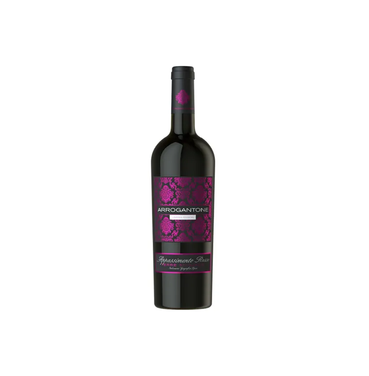 [CARTAVINI017] VINO ROSSO SICILIA DOC NERO D'AVOLA ARROGANTONE 15%  CL. 75
