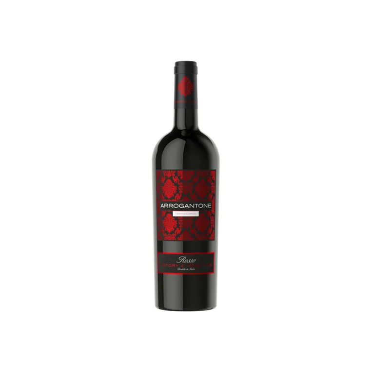 [CARTAVINI018] VINO ROSSO D'ITALIA ARROGANTONE 14%  CL. 75