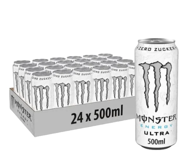 [COCA008AB] MONSTER ENERGY CLASSIC ZERO ULTRA WHITE CL. 50 X 24