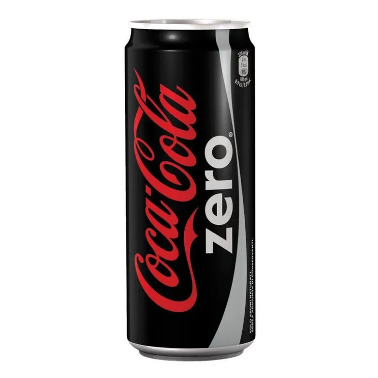 [COCA008F] COCA COLA ZERO SLEEK LATTINA 0.33 X 24