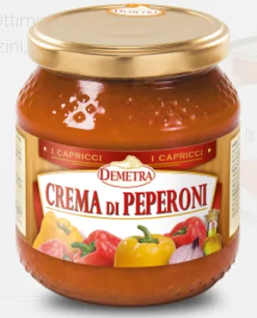 [DEMETRA09.] CREMA DI PEPERONI DEMETRA ML 580