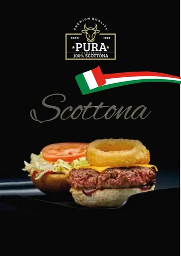 [HAM007] HAMBURGER DI SCOTTONA ITALIANA 200 GR X 12 PZ A CT