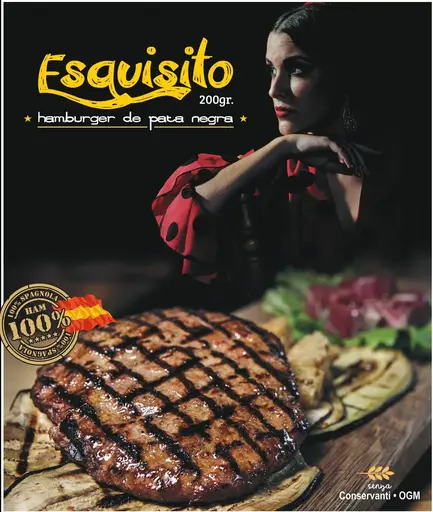 [HAM012] HAMBURGER DI PATANEGRA 200 GR X 12 PZ A CT