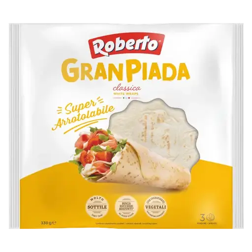 [QFOOD74] PIADINA CLASSICA GR 330 ROBERTO