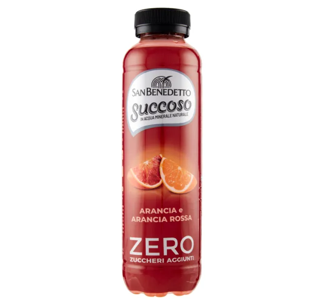 [SABE011] SUCCOSO ZERO ARANCIA ROSSA PET 0,4 X 12