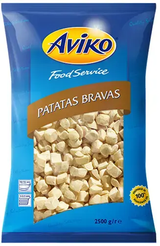[SKYMARE342] 0559 - PATATE CUBETTONI BRAVAS AVIKO 4X2,5 al kg