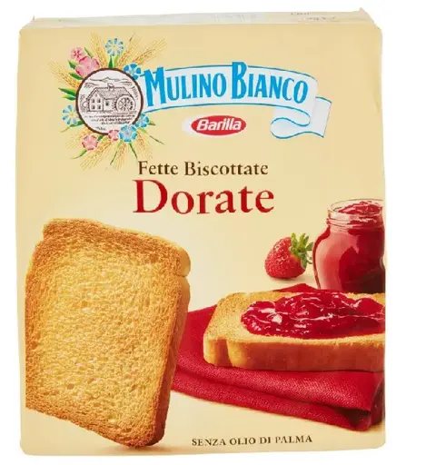 [X000615] FETTE BISCOTTATE DORATE MULINO BIANCO X36 G 315