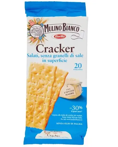 [X000664] CRACKERS MULINO BIANCO MENO SALE GR 500