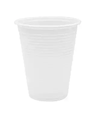 [X001130] BICCHIERI PLASTICA BIANCHI  200 CC X 100 PZ