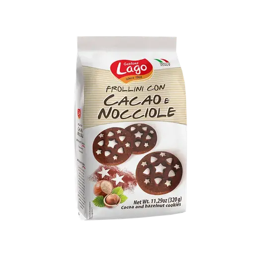 [X001483] FROLLINI CACAO NOCCIOLE G.LAGO 320