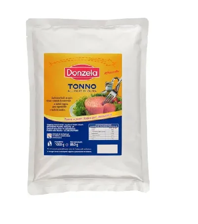 [X003003] TONNO DONZELA OLIO OLIVA BUSTA KG 1