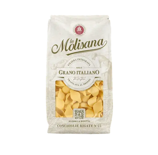 [X00366412] PASTA SEM. MOLISANA 25 CONCHIGLIE RIGATE 500