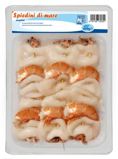 [X015036] SPIEDINI CALAMARO GAMBERO ARG. PANAPESCA KG. 6 A CT.