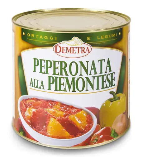 [DEMETRA38223A] PEPERONATA ALLA PIEMONTESE DEMETRA LATTA KG. 3
